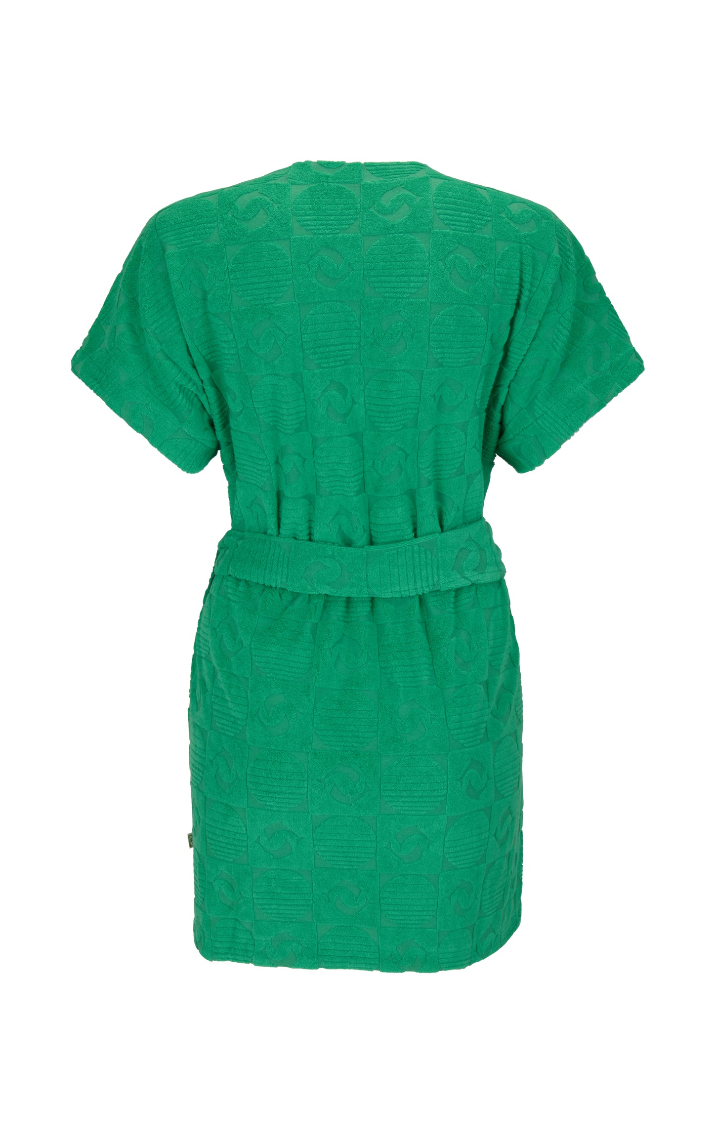 Cruise Dolphin Kimono Dress in Tropical Green