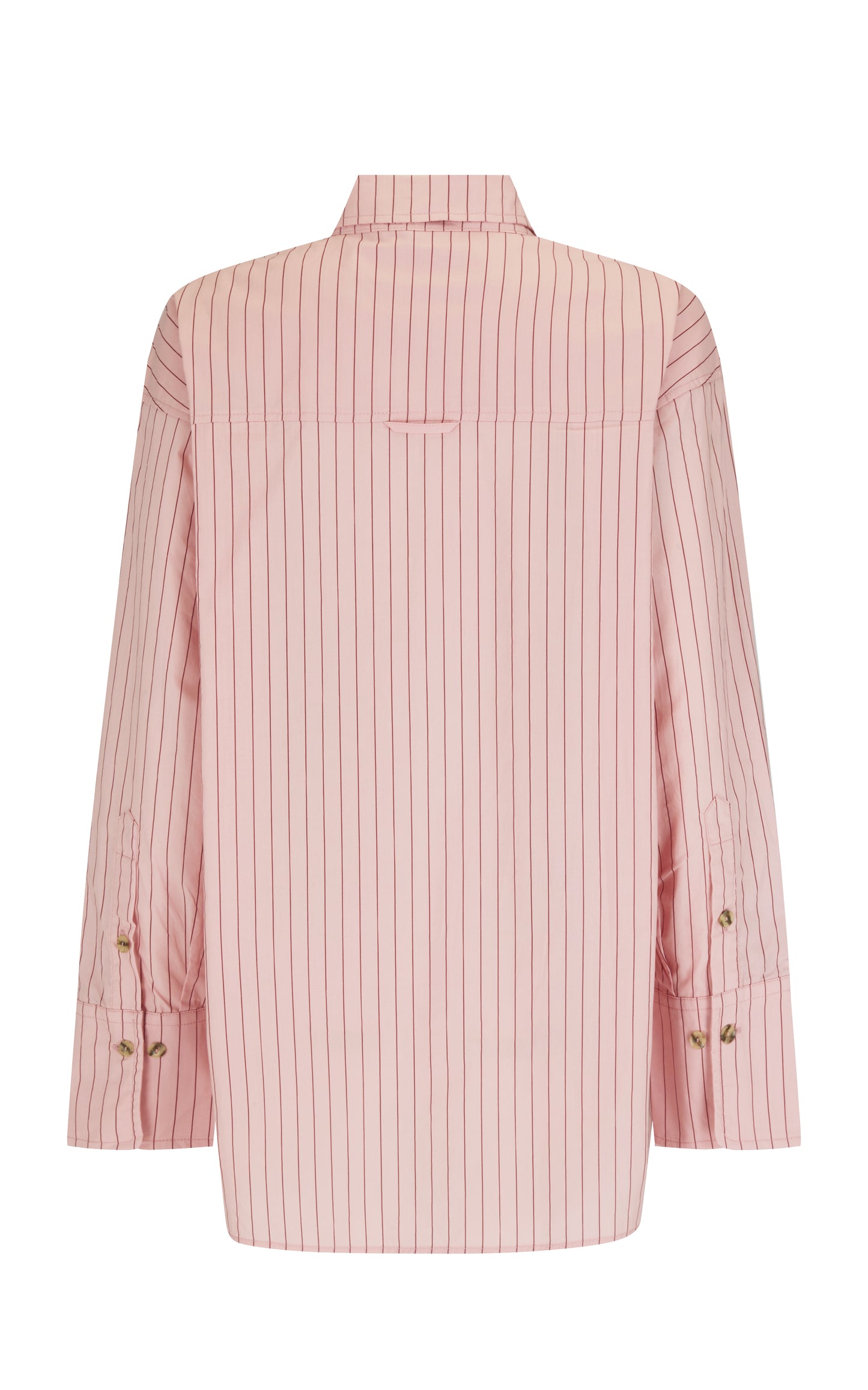 AJJA Stripe Shirt in Pink Blush