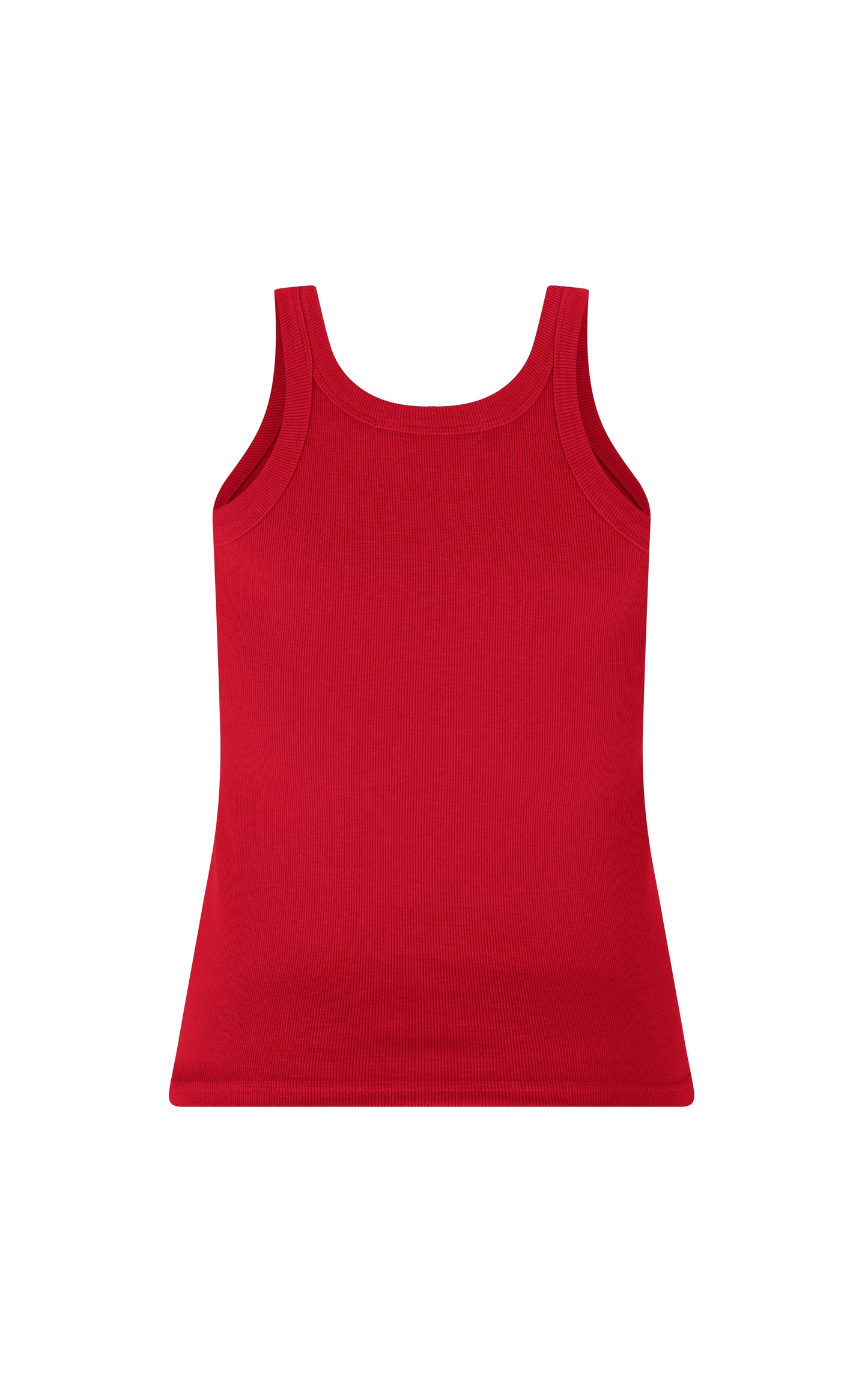 Chilli Knit Tank in Poppy Red