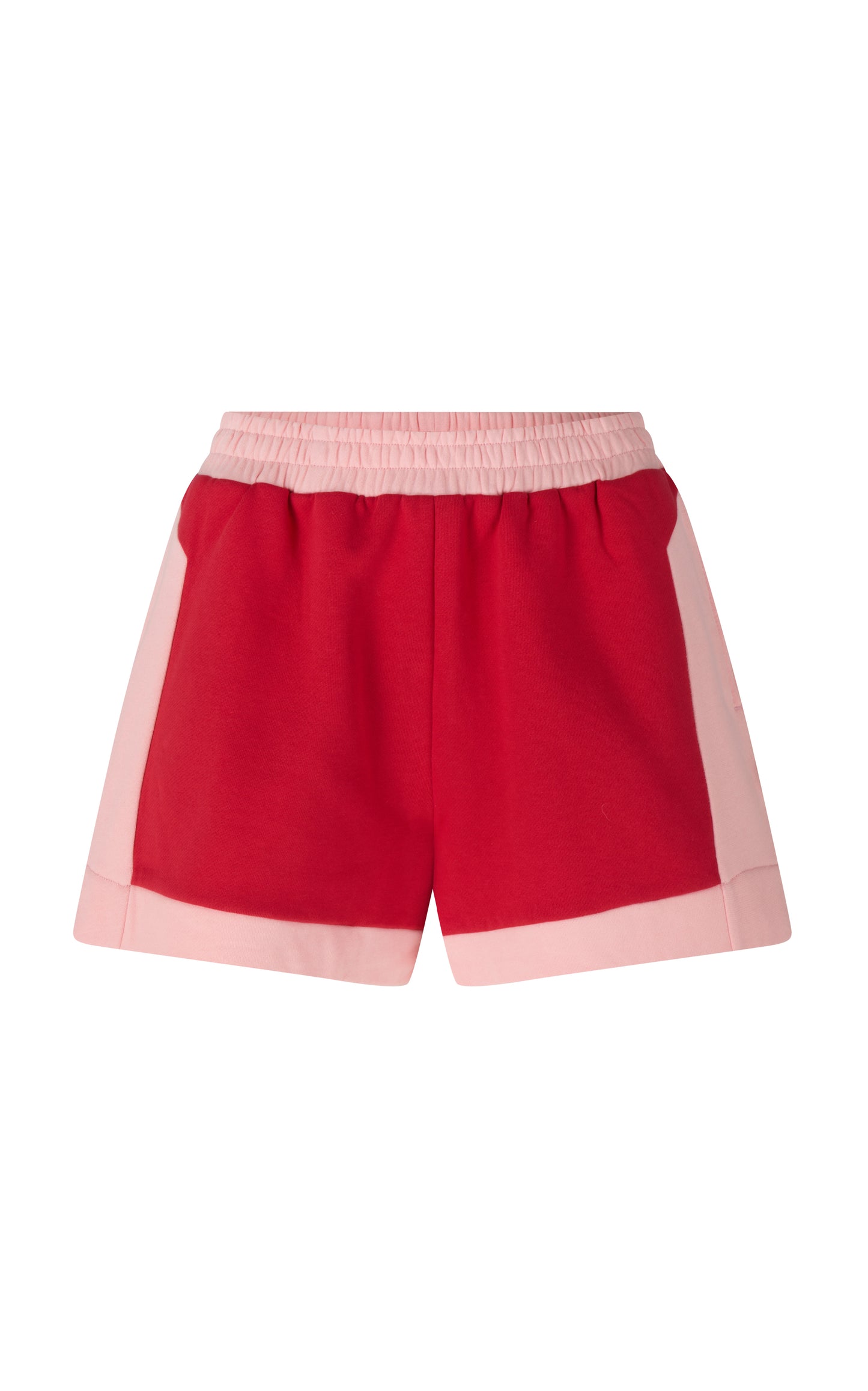 Retro Track Short in Poppy Red