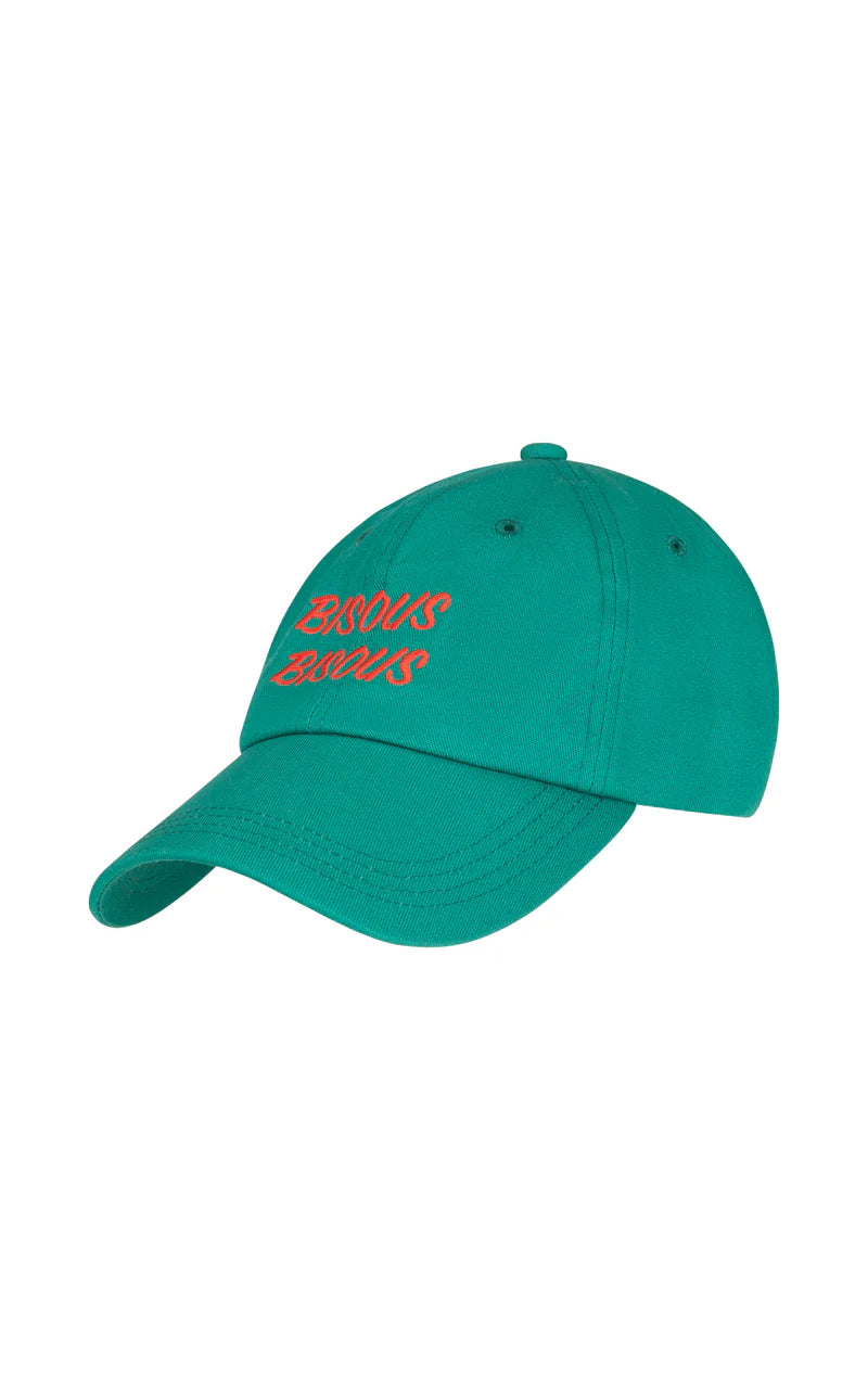 Bisous Cap in Ocean Green