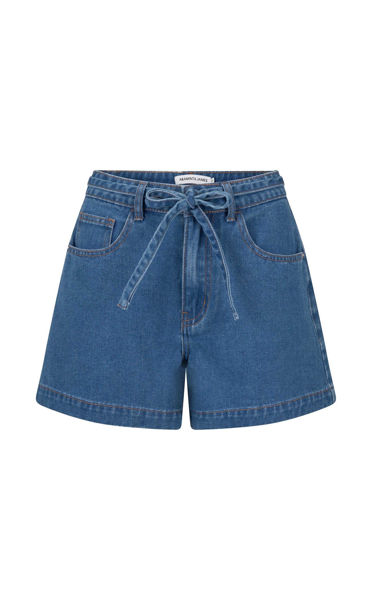 Jolie Denim Shorts in Dark Blue