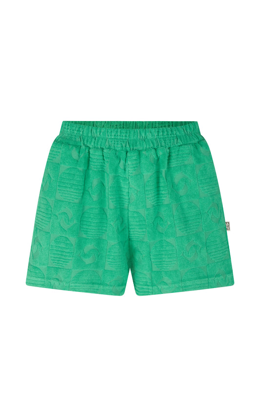 Cruise Dolphin Terry Short in Tropical Green