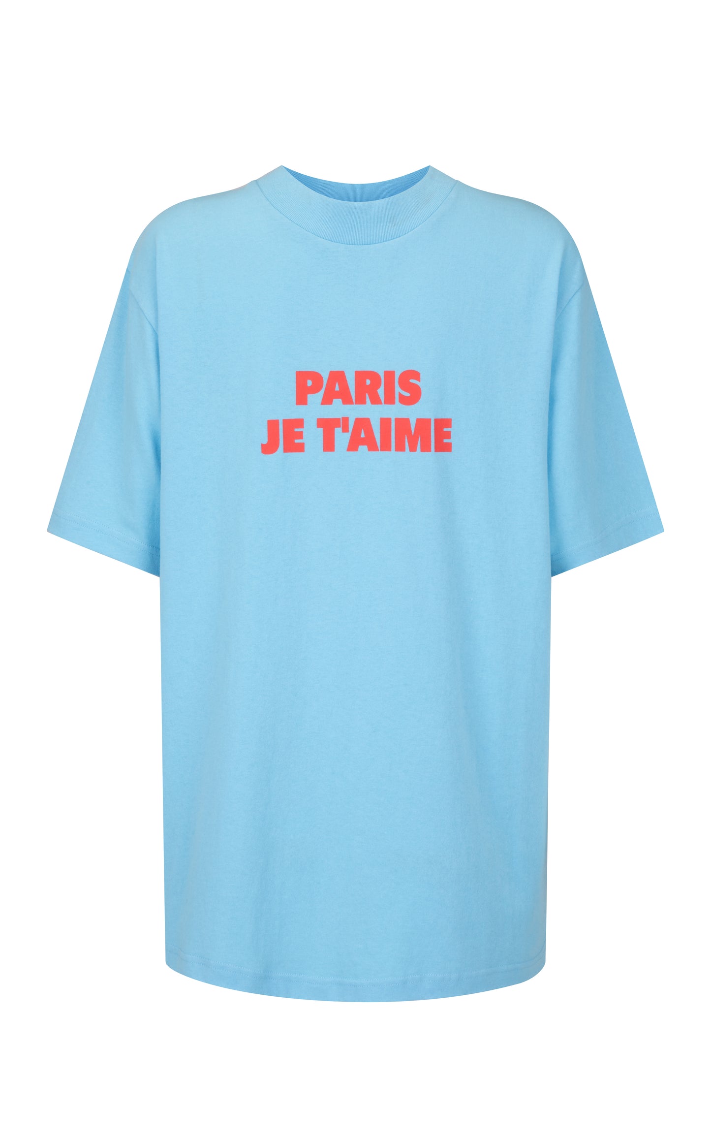 Je T'aime Tee in Ice Blue