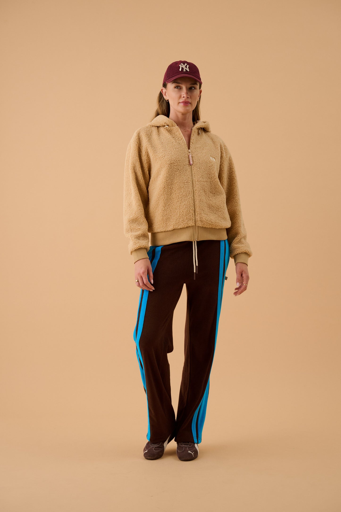 Sherpa Hooded Jacket Macadamia