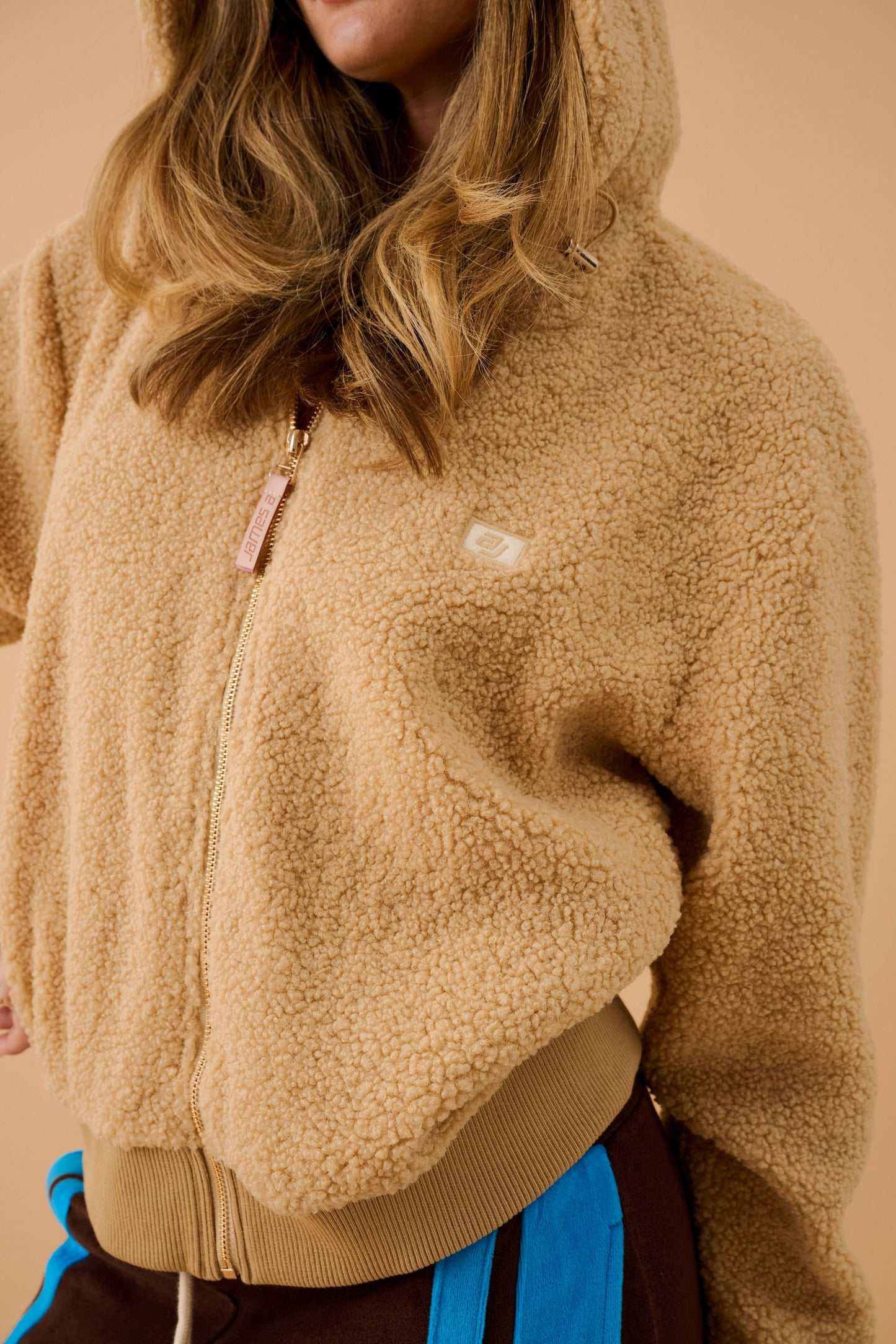Sherpa Hooded Jacket Macadamia