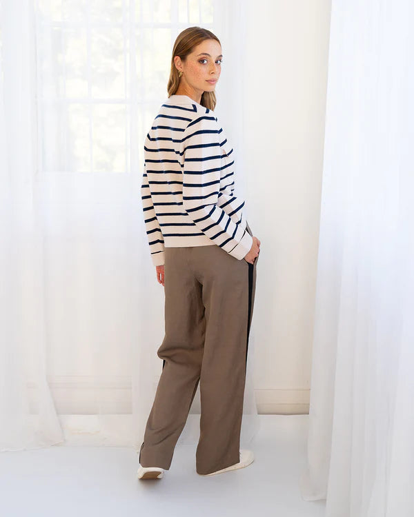Clinton Pant in Olive and Black