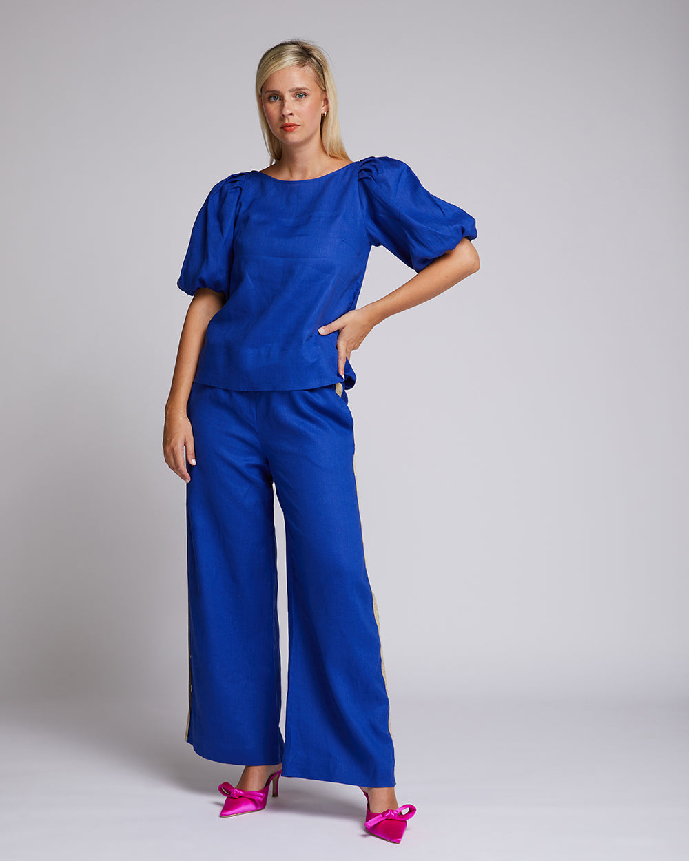 Bianca Trouser in Cobalt