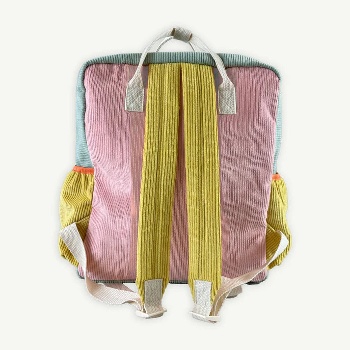Corduroy Splice Eco Kids Backpack in Candy
