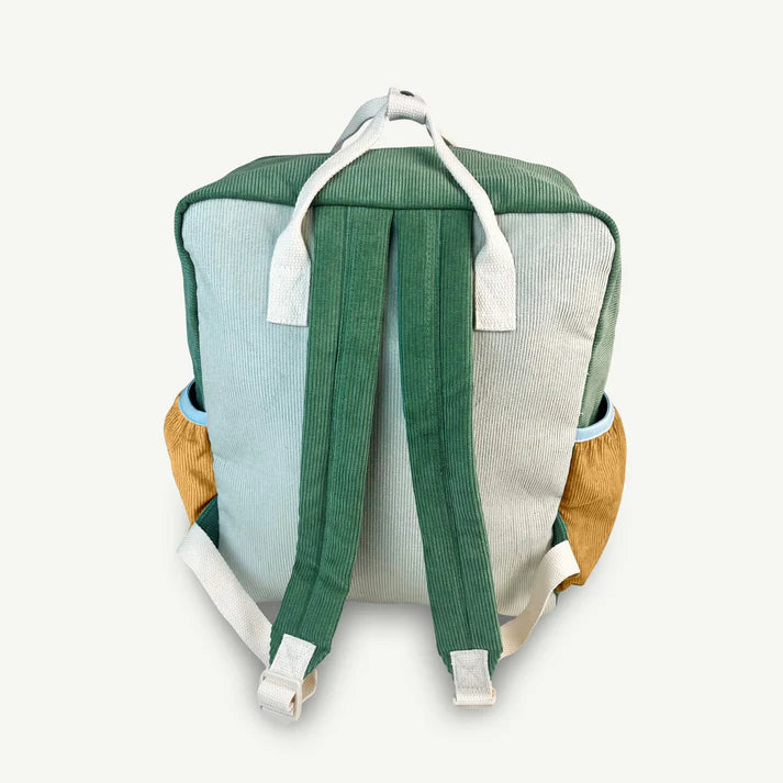 Corduroy Splice Eco Kids Backpack in Lagoon