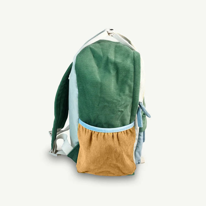 Corduroy Splice Eco Kids Backpack in Lagoon