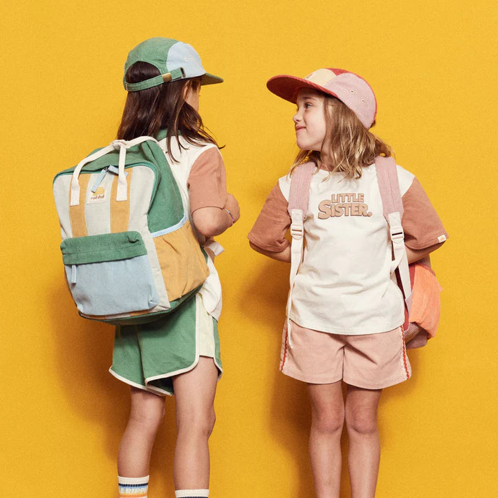 Corduroy Splice Eco Kids Backpack in Lagoon