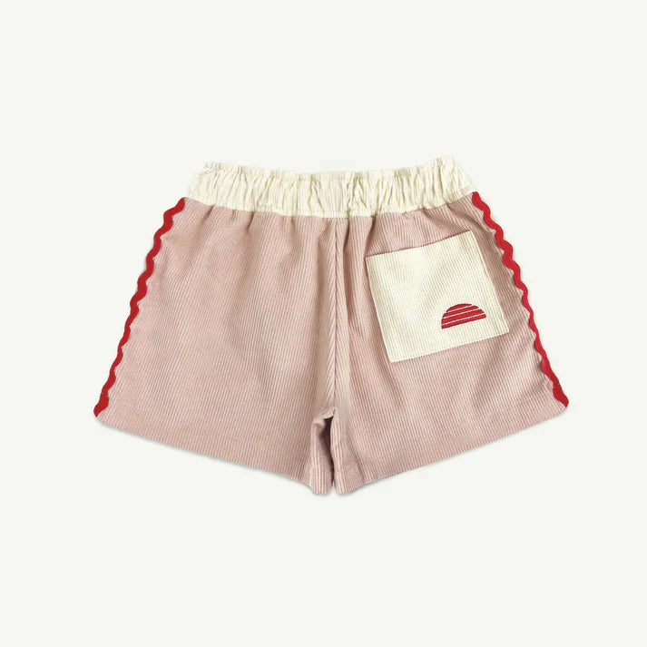 Ric Rac Corduroy Shorts in Mauve