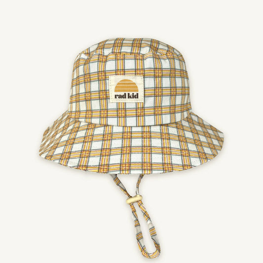Rad Kid Checkered Bucket Hat