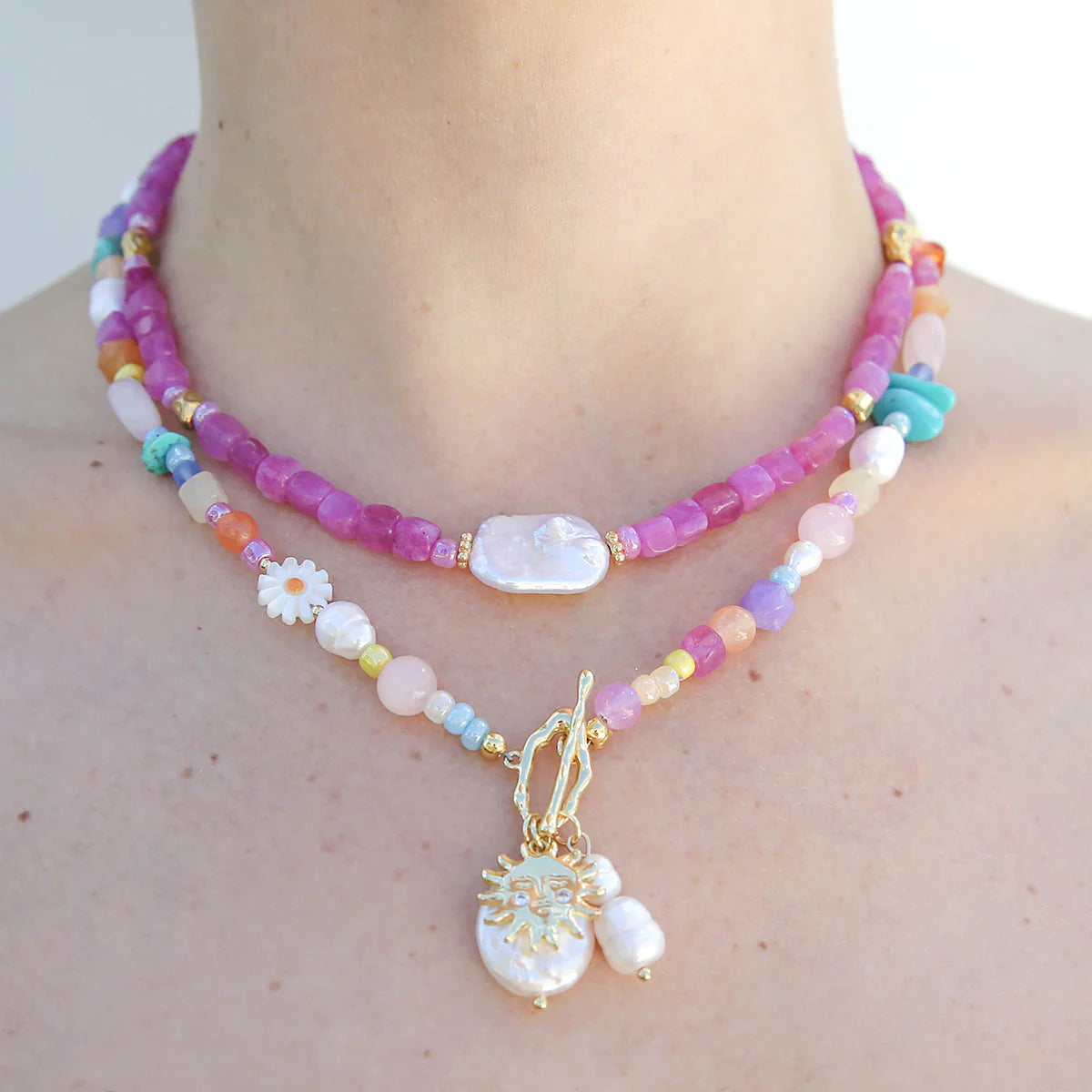 Rainbow Fob Necklace