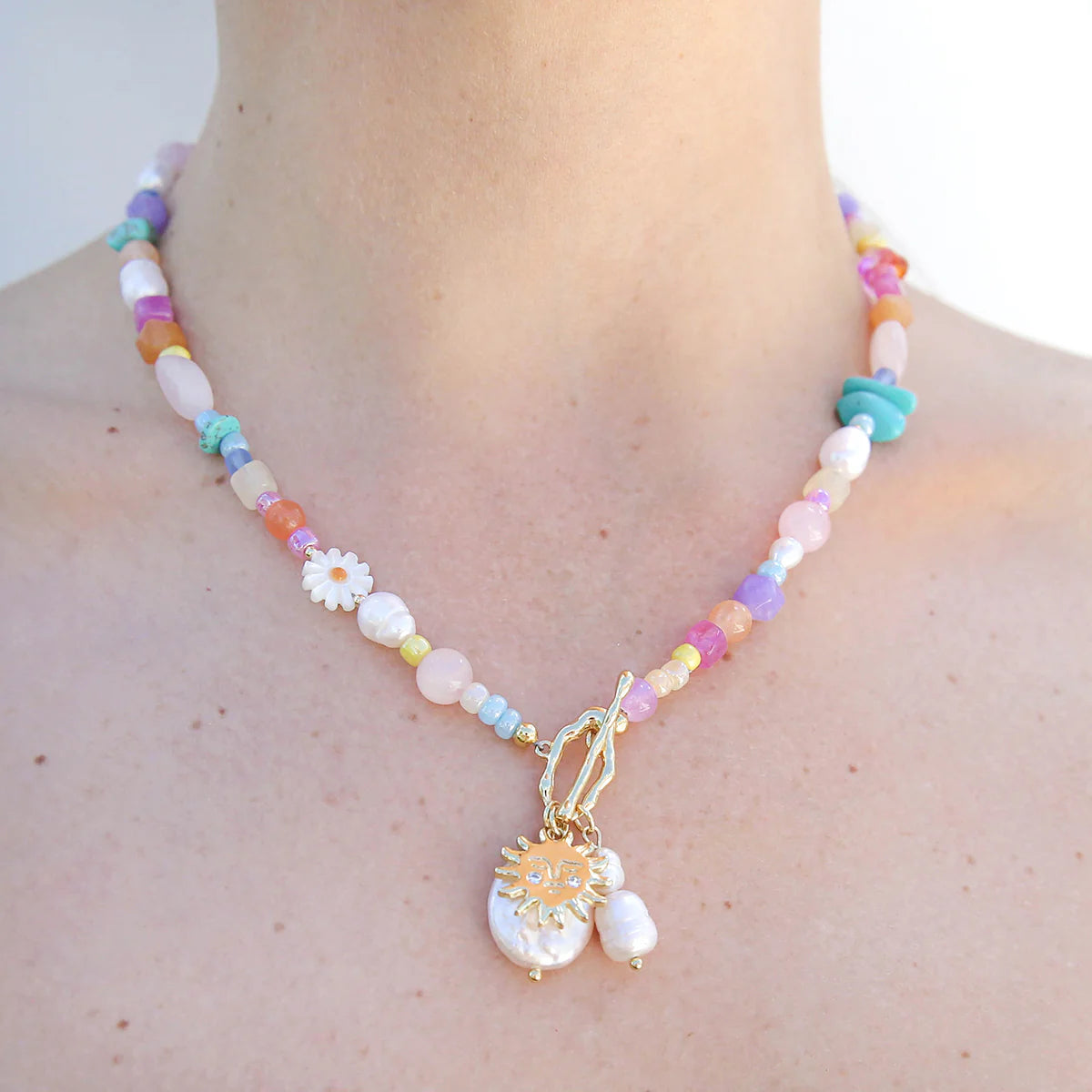 Rainbow Fob Necklace