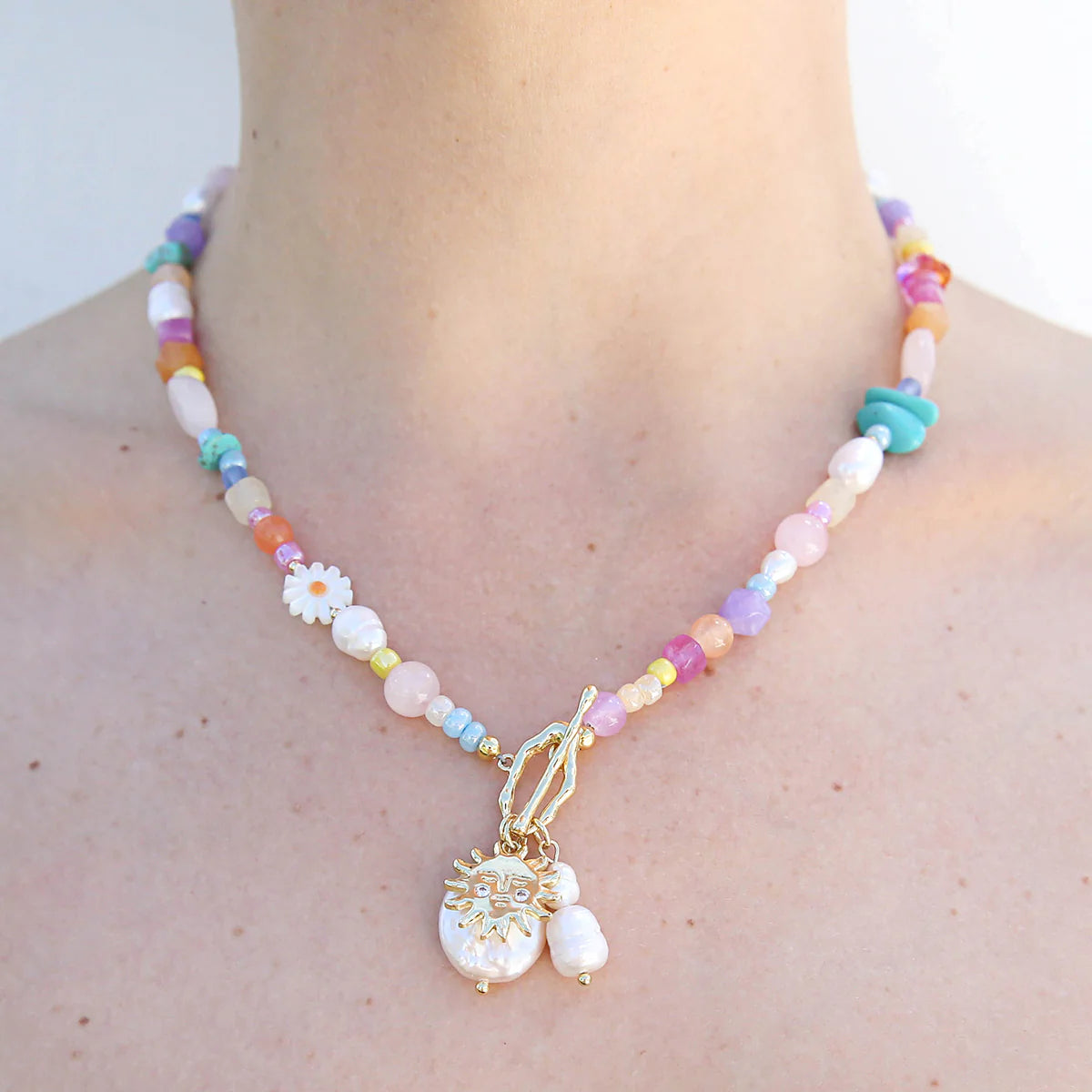 Rainbow Fob Necklace