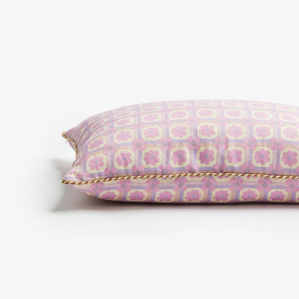 Tiny Aster Cushion in Lilac