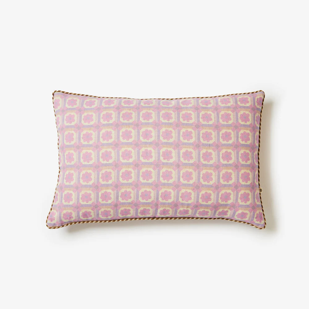 Tiny Aster Cushion in Lilac