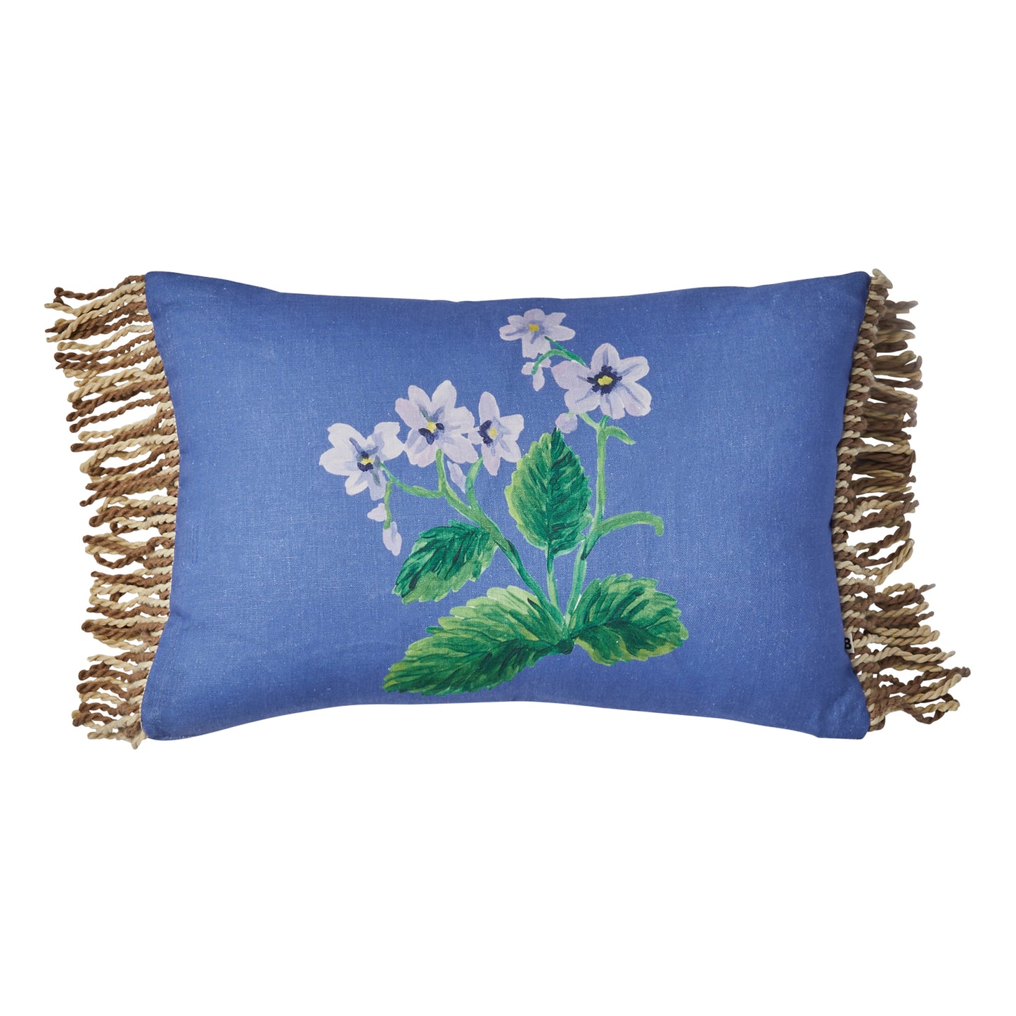 Just Landed - Cottage Garden Blue Cushion