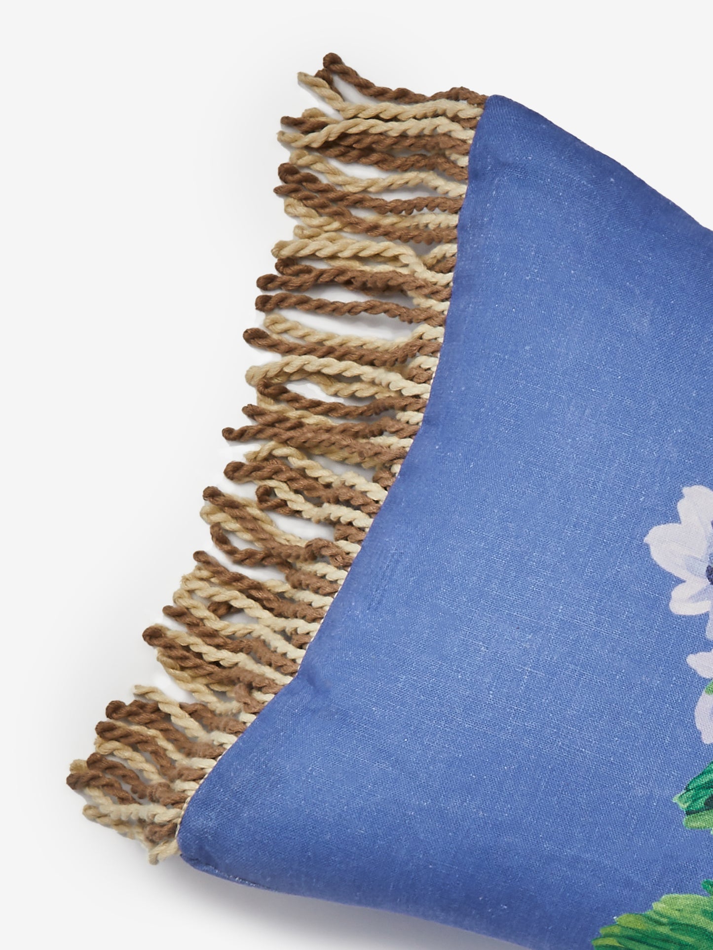 Just Landed - Cottage Garden Blue Cushion