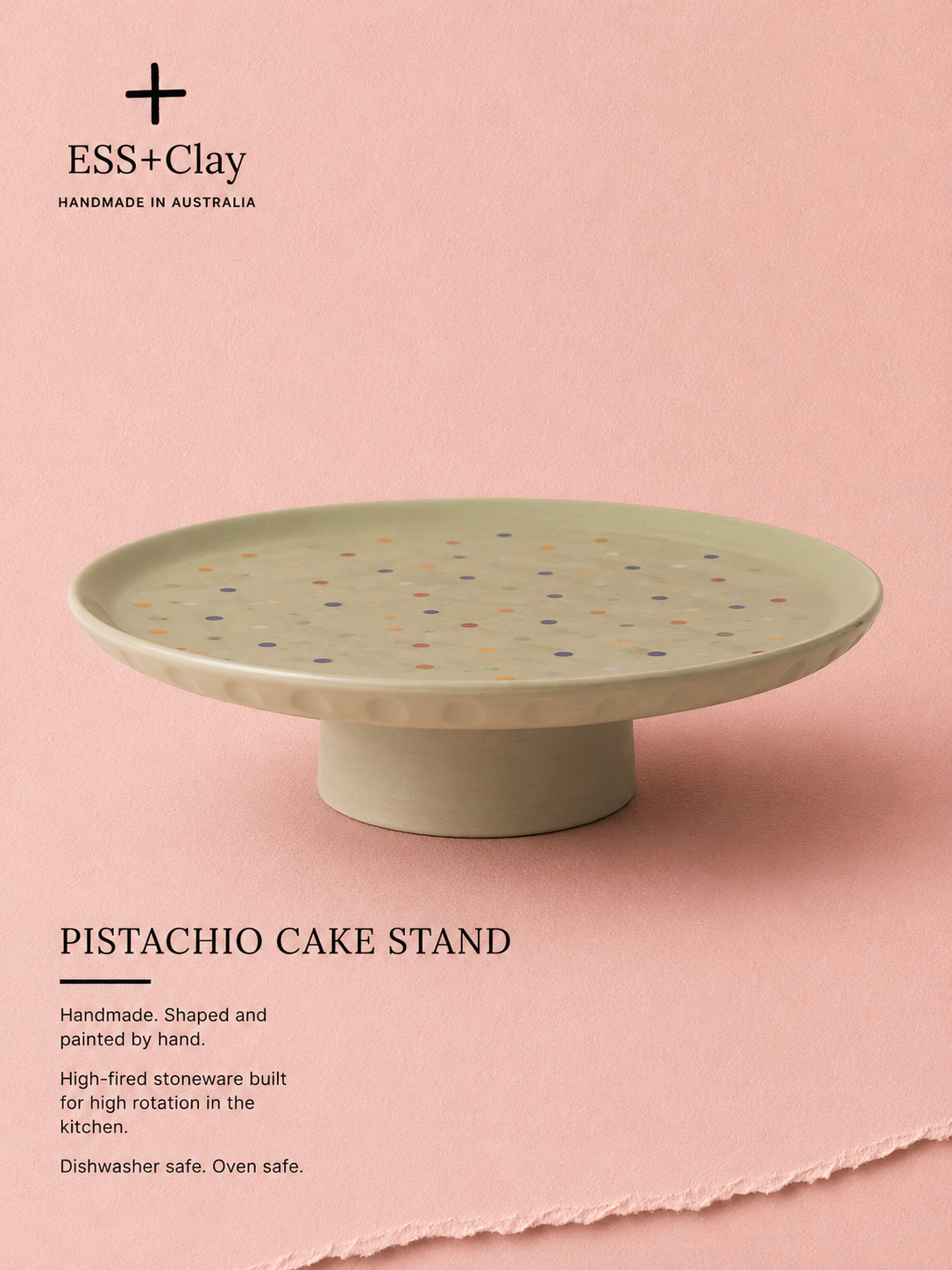 Italian Pistachio Cake Stand