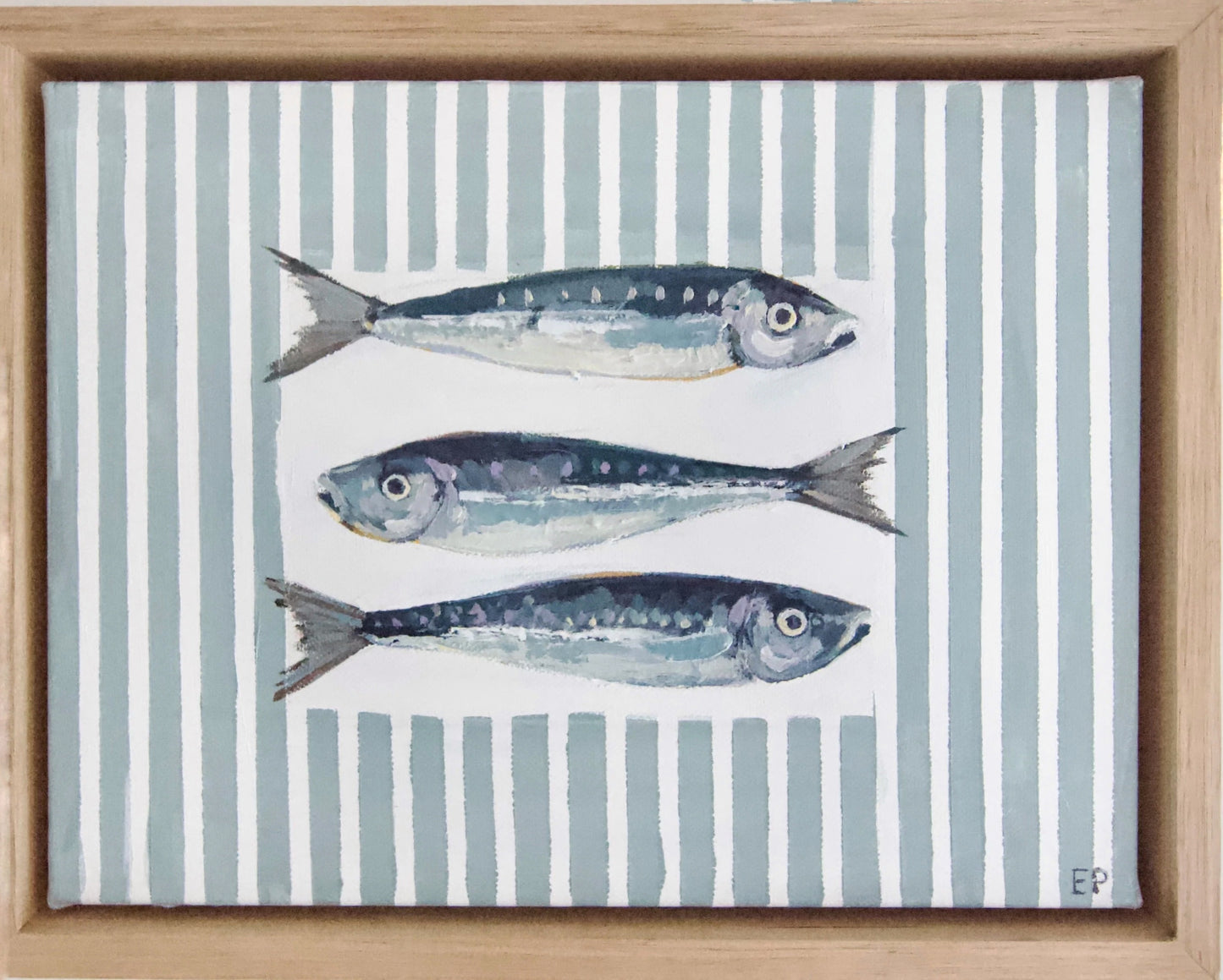 Piccole Sardine (Little Sardines) Blue Stripes