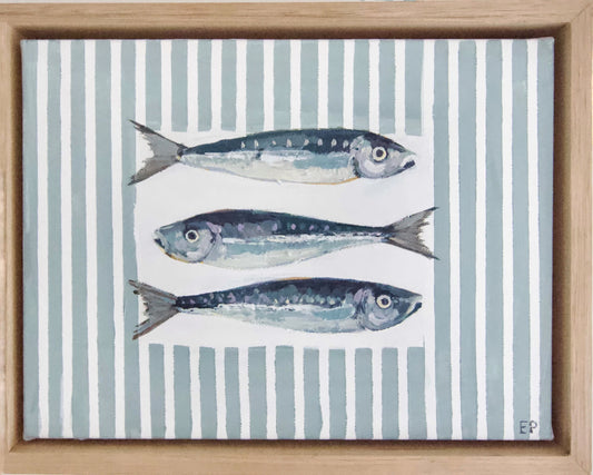 Piccole Sardine (Little Sardines) Blue Stripes