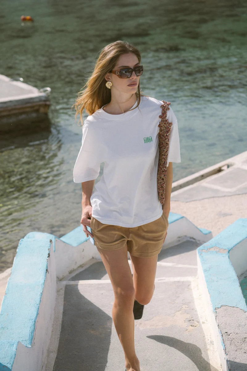 Banana Oversized Tee Snow