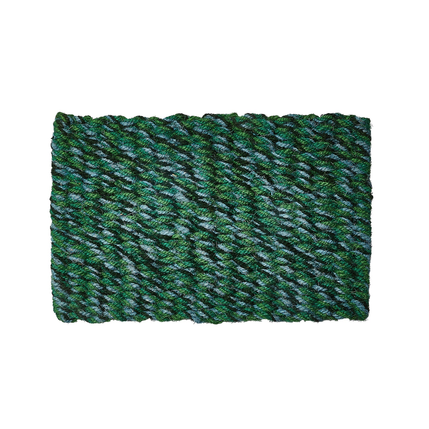 Woven Emerald Door Mat
