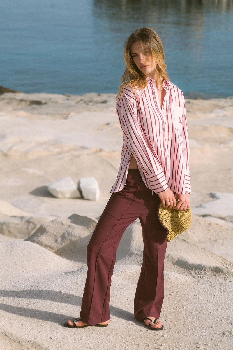 Pomodoro Pant in Burgundy