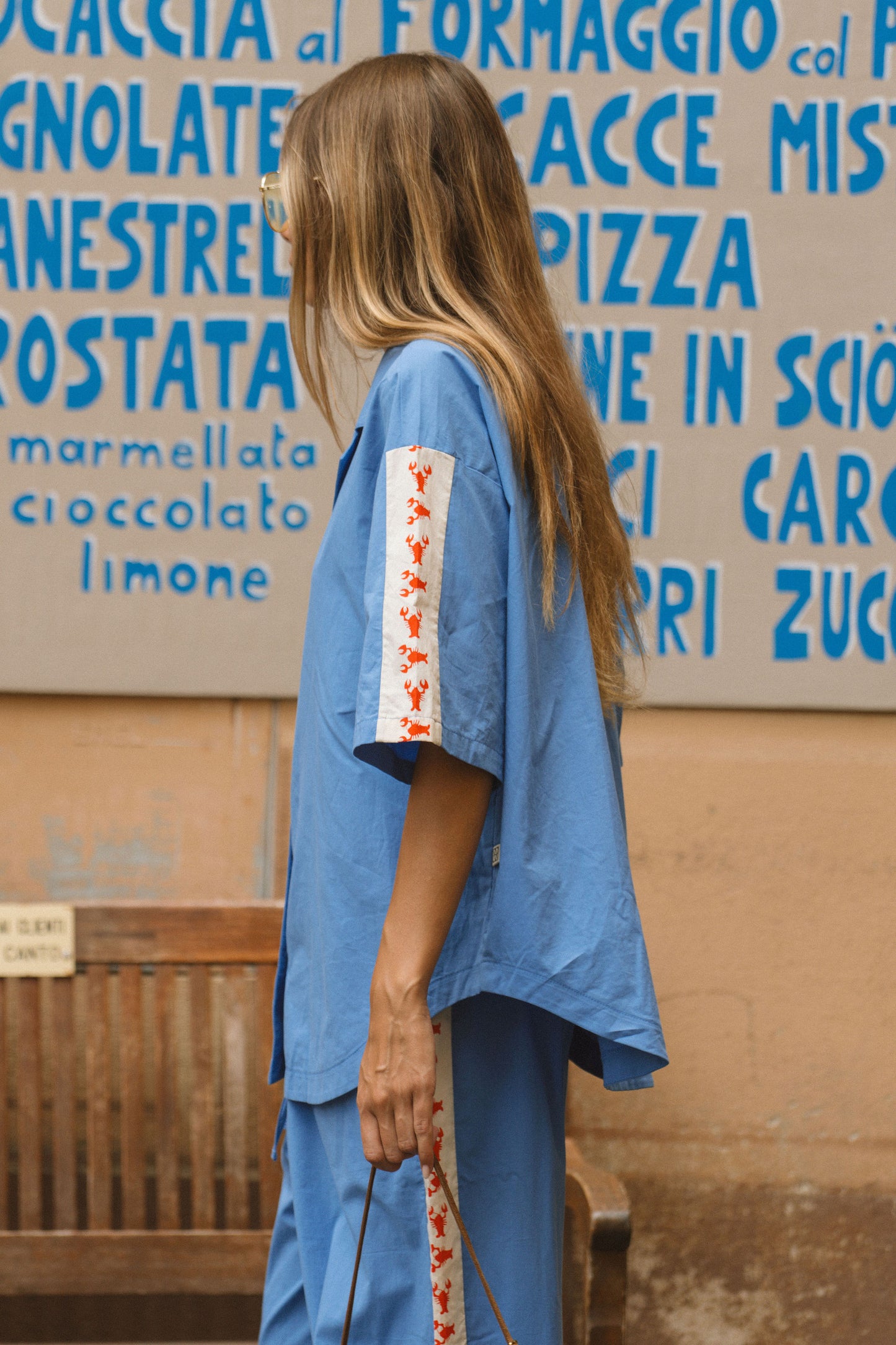 Lobster Shirt in French Blue