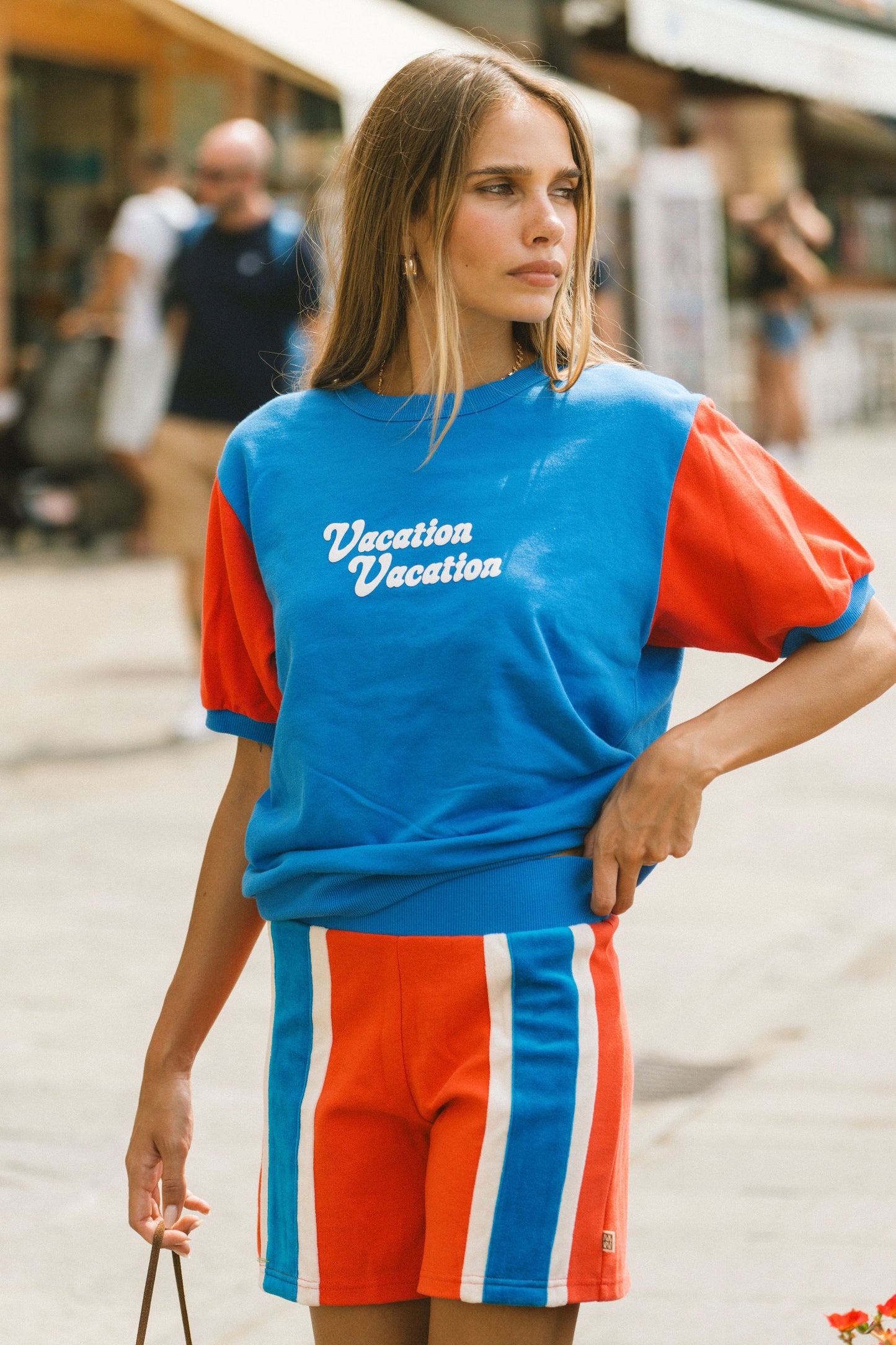 Vacation Top in French Blue