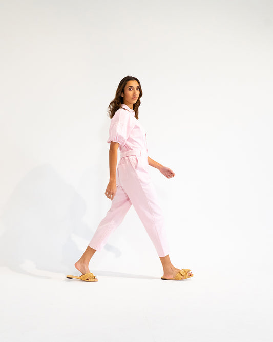 Darcy Playsuit in Blush Denim