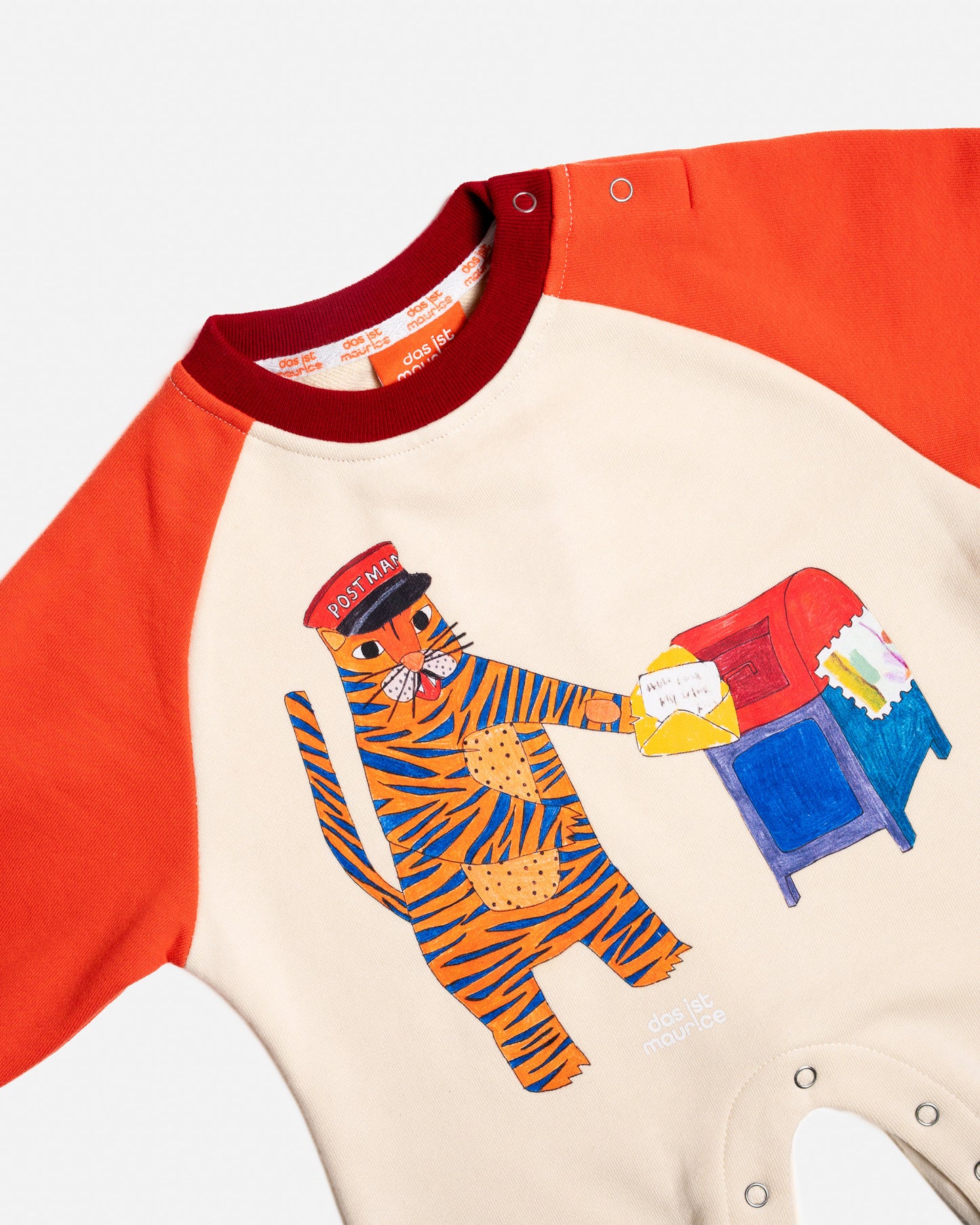 Romper in Tiger the Postie