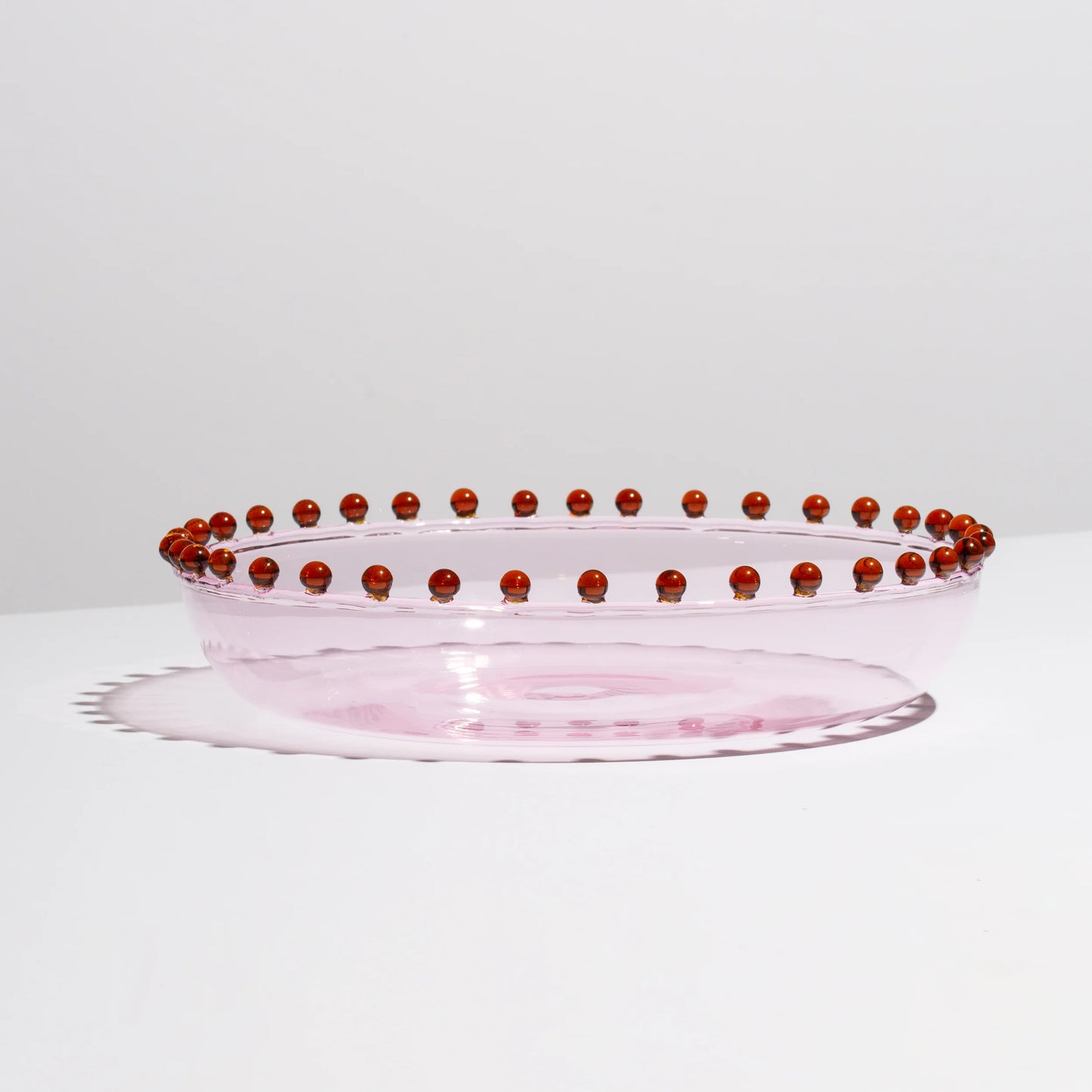 Pearl Platter in Pink & Amber
