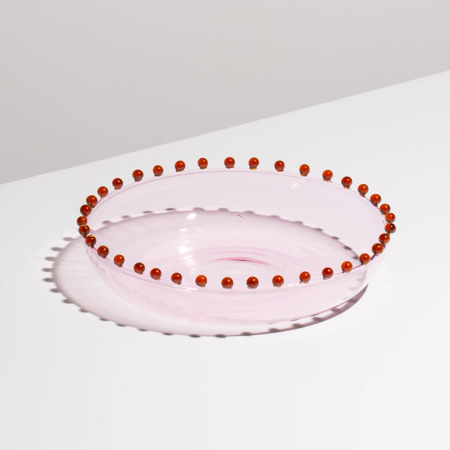 Pearl Platter in Pink & Amber