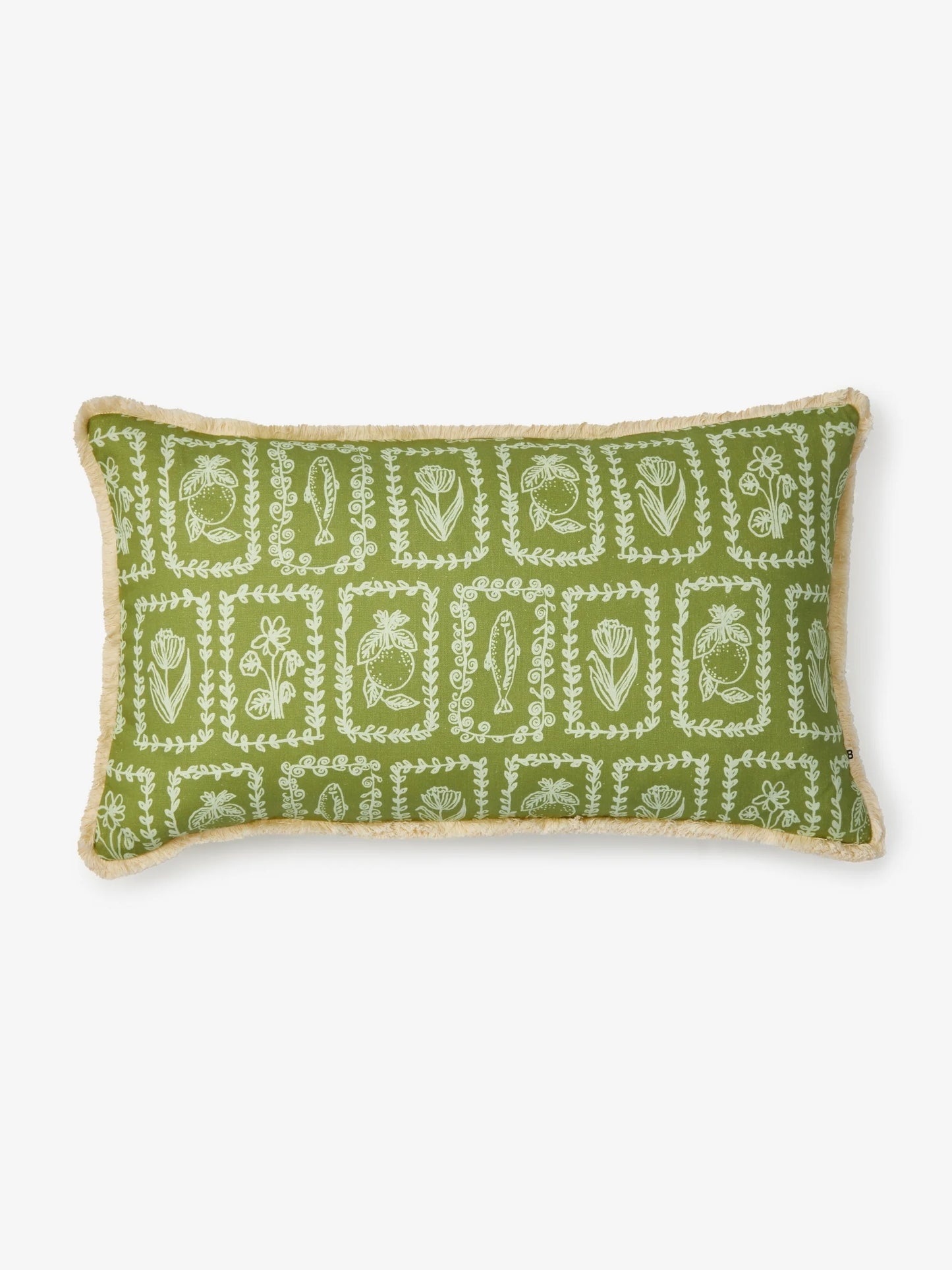 Petra Sage Linen Cushion