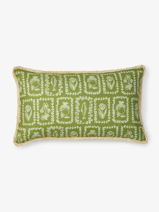 Petra Sage Linen Cushion