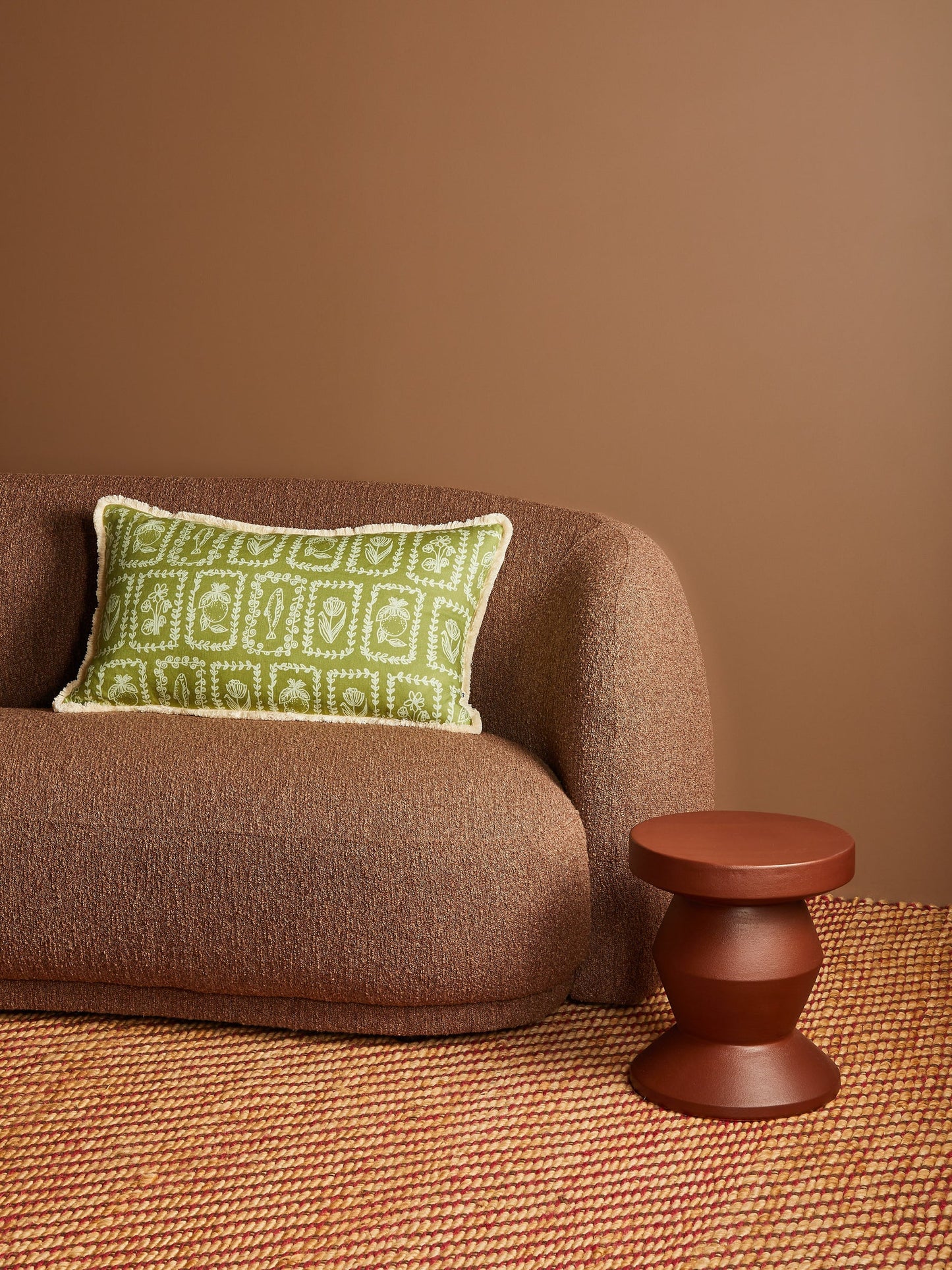 Petra Sage Linen Cushion