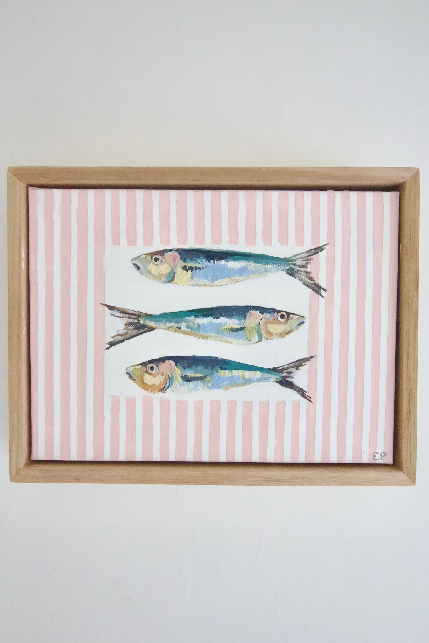 Piccole Sardine (Little Sardines) Pink Stripes