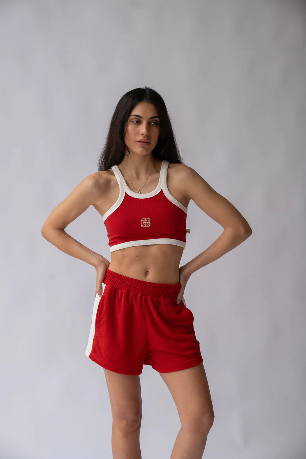 Sportif Short in Cherry