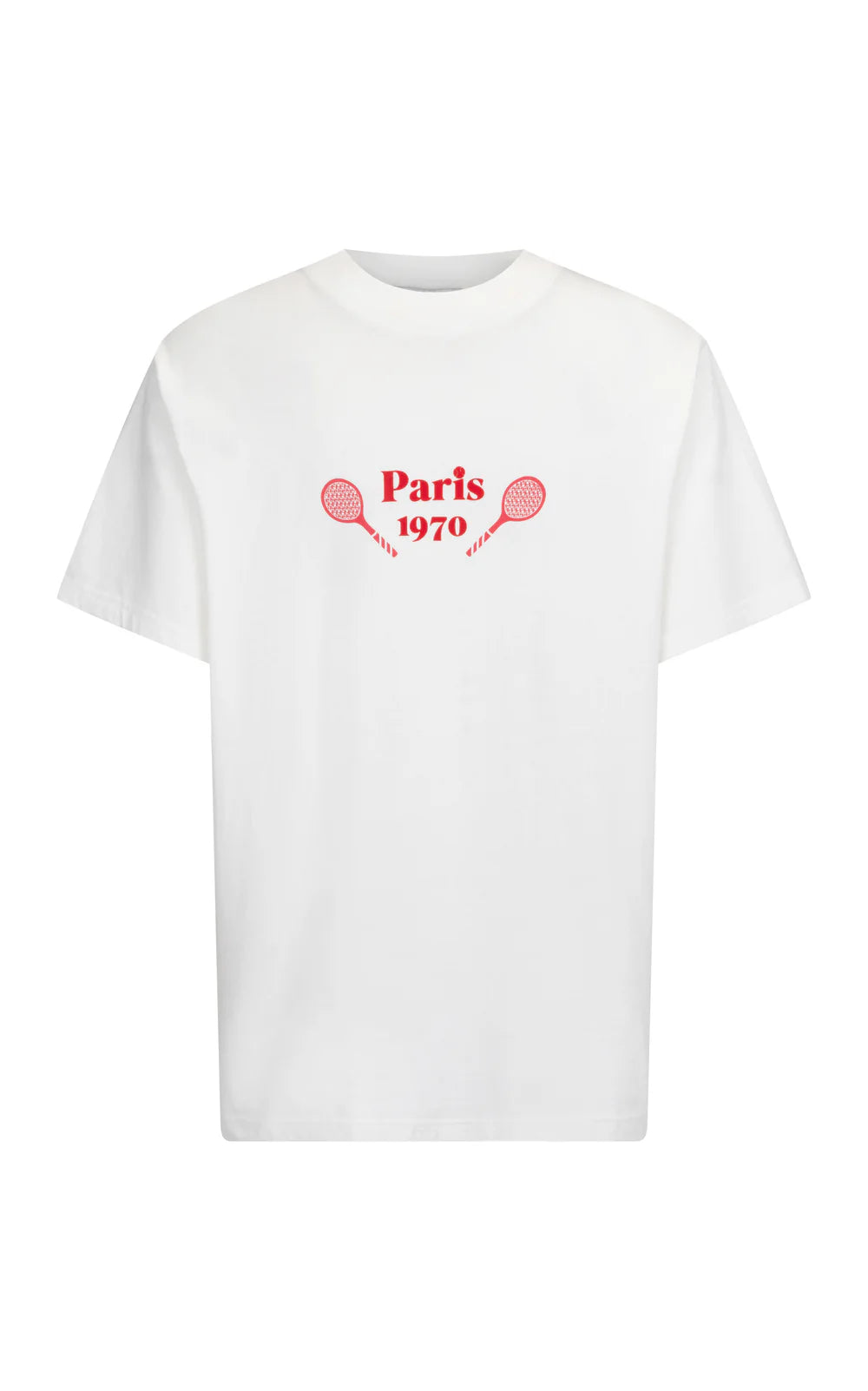 French Tennis Tee in Warm White