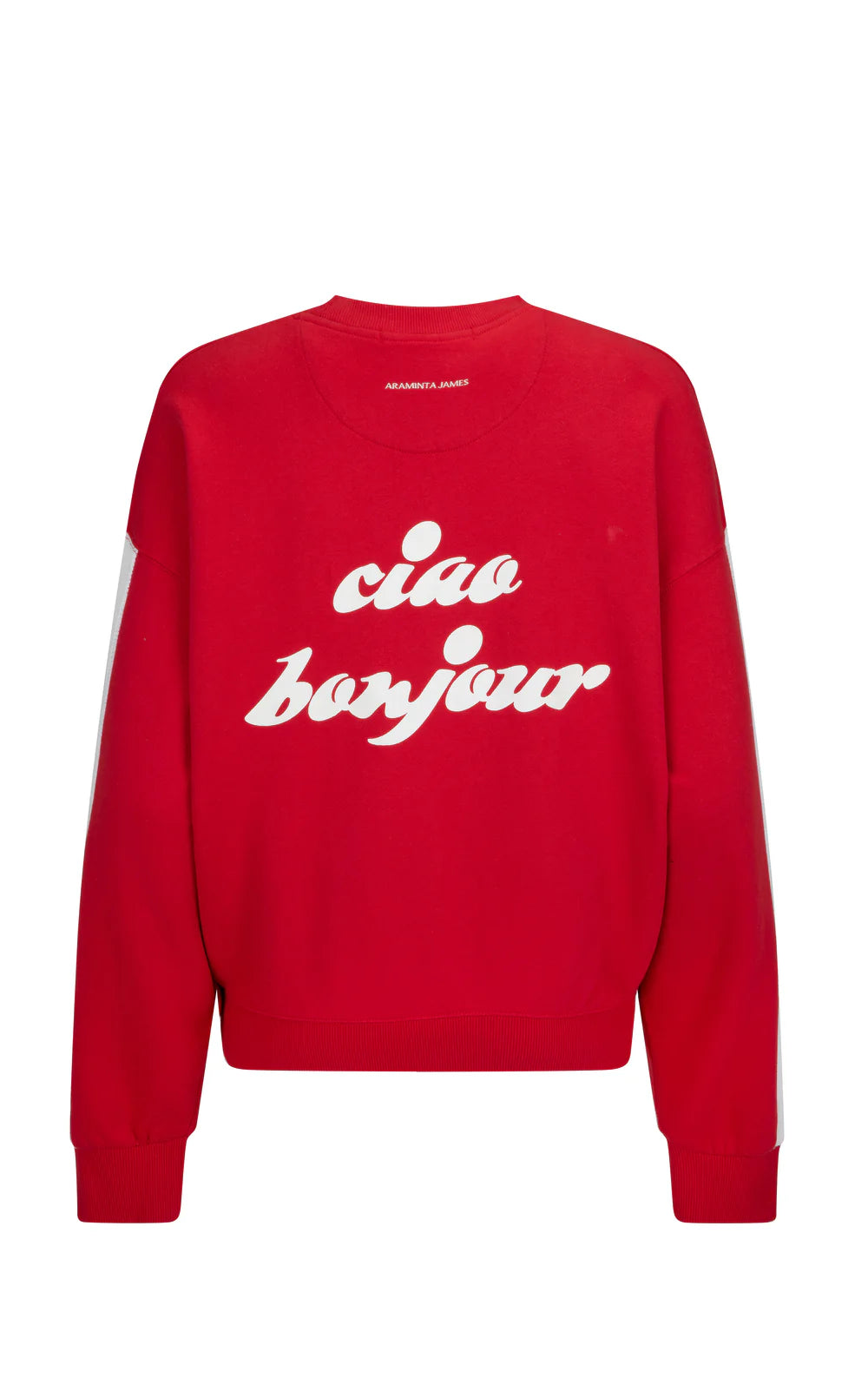 Ciao Bonjour Sweatshirt in Cherry