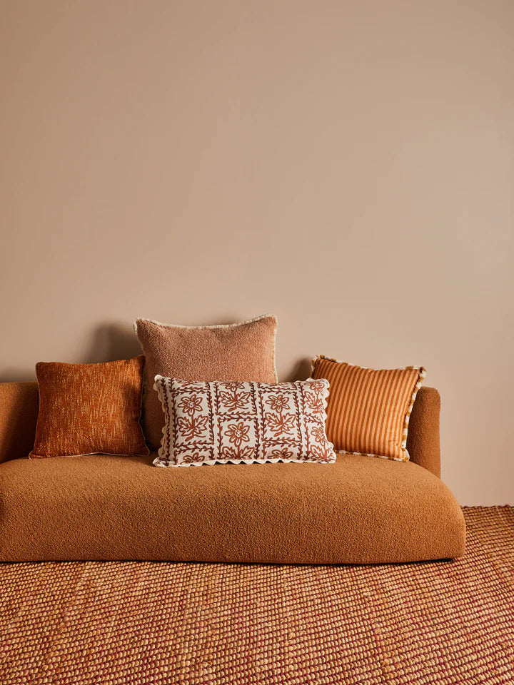 Daisy Hazelnut Cushion