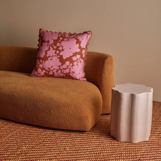 Pink Gardenia Cerise Cushion