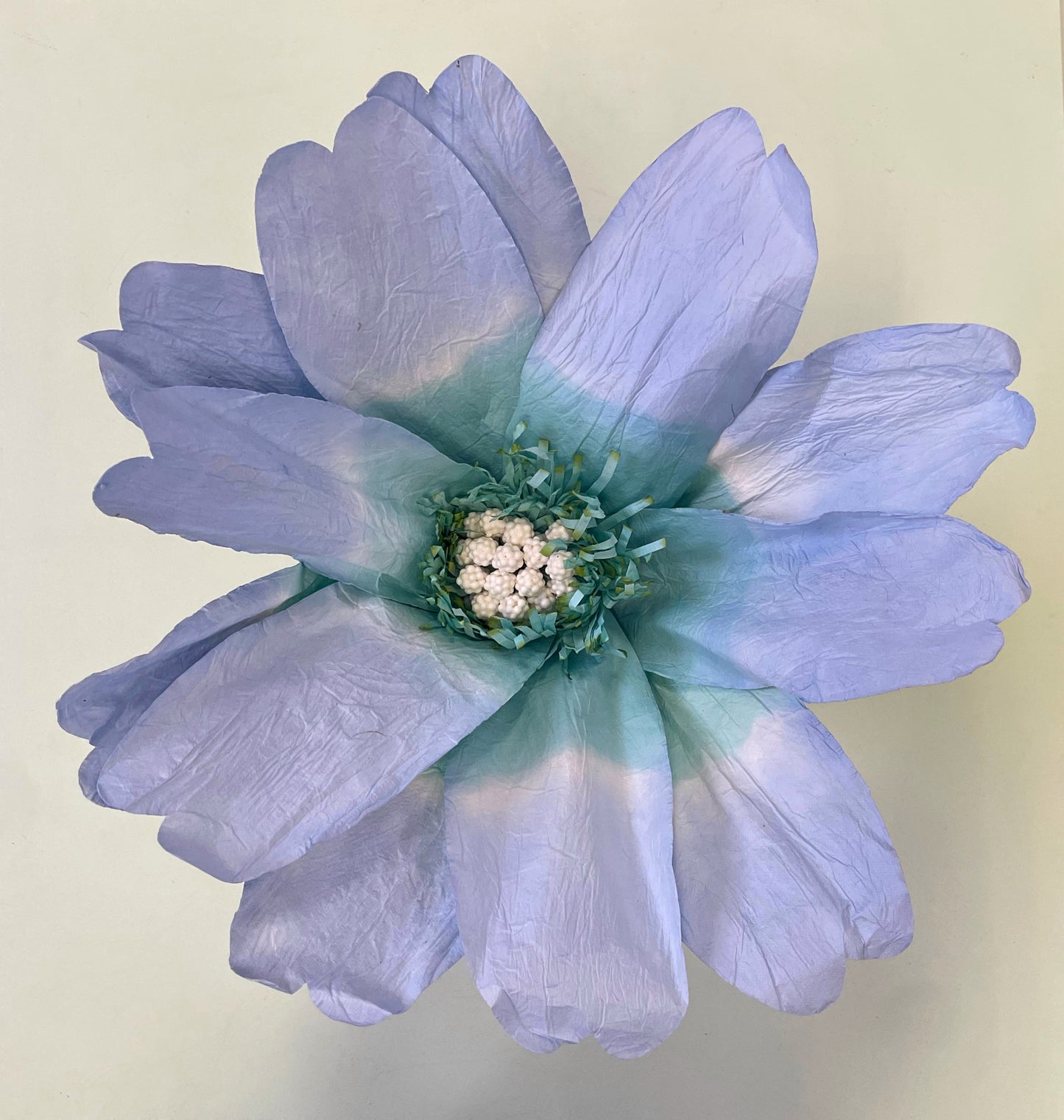 Paper Daisy Flower in Blue