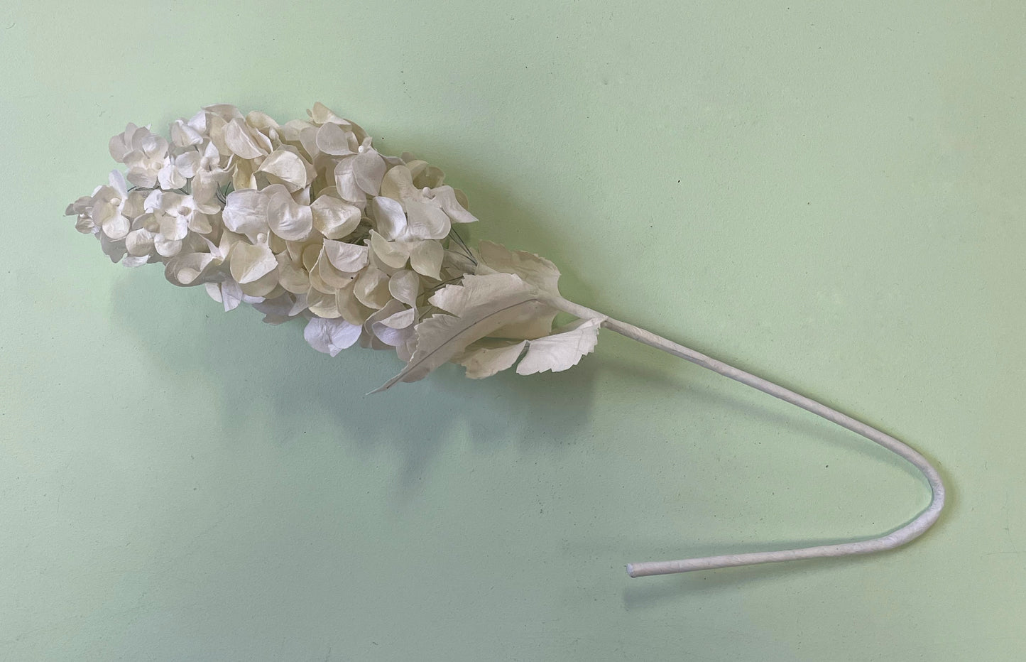 Paper Hydrangea Flower in White