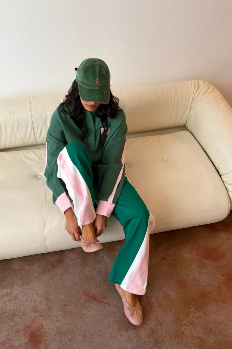 Mallorca Track Pant in Sea Green