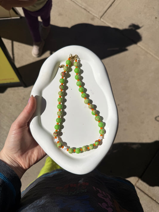 Orange Lime Necklace
